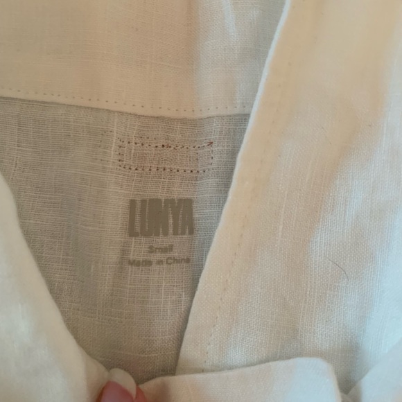 Lunya White Sleeveless Top size Small NWT - Picture 5 of 10